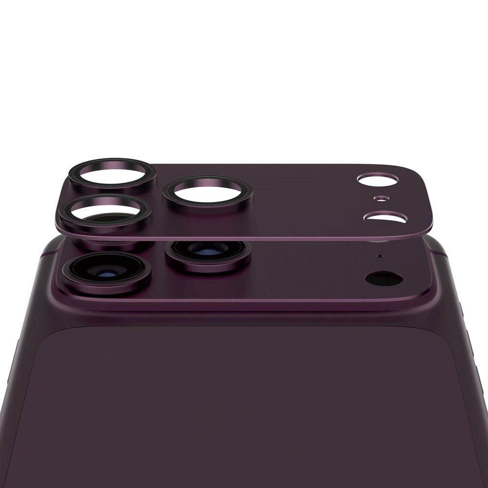iPhone 18 Pro PanzerGlass FENDER Kameralinsebeskyttelse - Dark Cherry