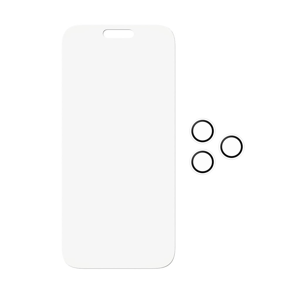 PanzerGlass iPhone 17 Pro Max 2-in-1 Classic Bundle - Skjermbeskytter + Kameralinsebeskytter - Gjennomsiktig