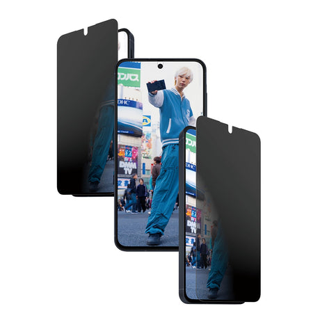 Samsung Galaxy A57 PanzerGlass 2-Way Privacy Skjermbeskyttelse med EasyAligner - Gjennomsiktig