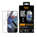iPhone 18 Pro Max  / 17 Pro Max PanzerGlass Skjermbeskyttelsesglass m. FastFit In-A-Box - Ultra Wide Fit - Gjennomsiktig