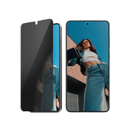 Samsung Galaxy S25 Edge PanzerGlass Ultra Wide Fit Skjermbeskyttelse m. EasyAligner - Privacy - Gjennomsiktig
