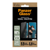 Samsung Galaxy S25 Edge PanzerGlass Ultra Wide Fit Skjermbeskyttelse m. EasyAligner - Privacy - Gjennomsiktig