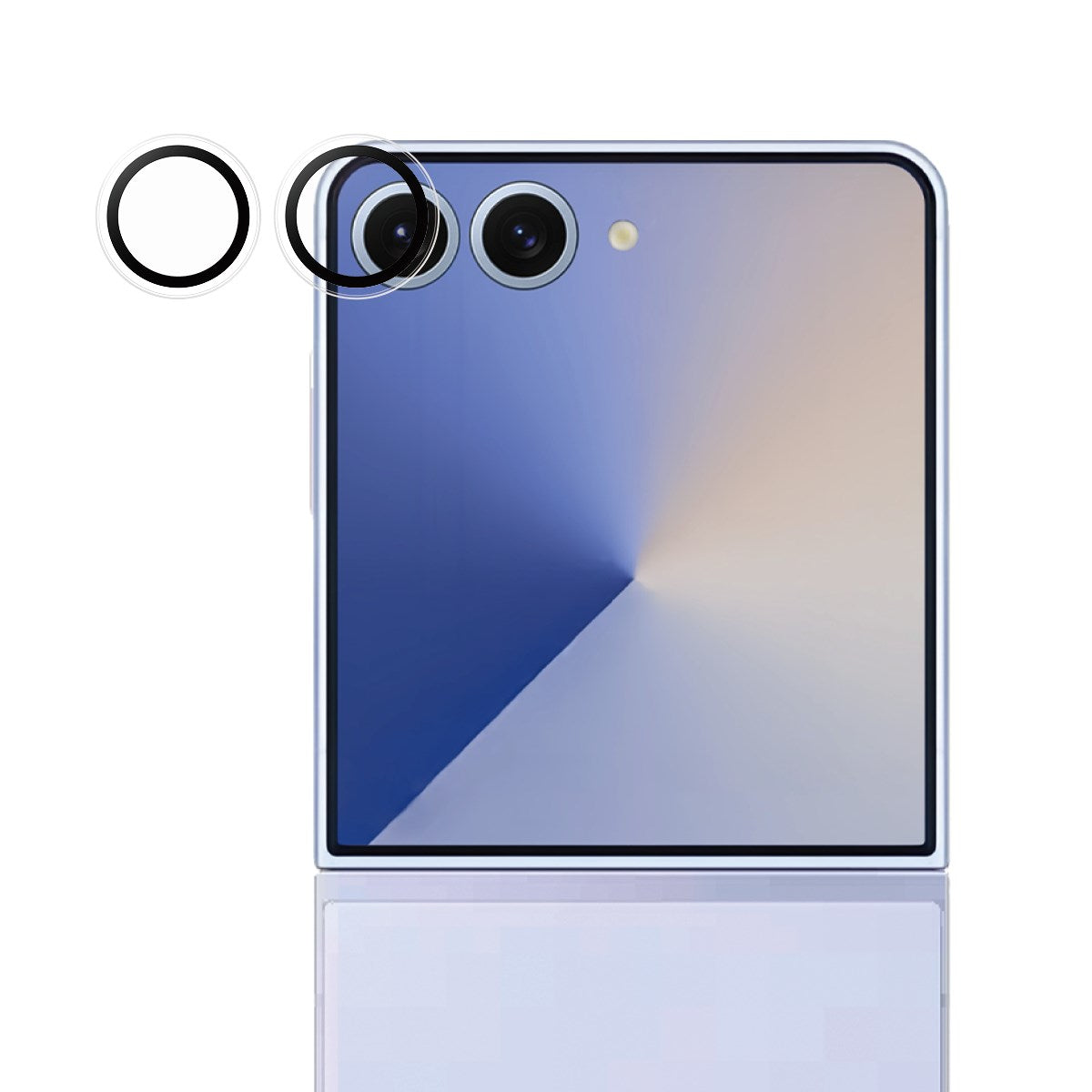 Samsung Galaxy Z Flip7 PanzerGlass Hoops Kameralinsebeskytter - Gjennomsiktig