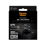 PanzerGlass iPhone 17 / 16 / 16 Plus Ceramic Hoops Kameralinsebeskyttelse med Monteringsramme - Svart