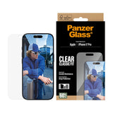 PanzerGlass iPhone 17 Pro Skjermbeskytterglass med EasyAligner - Classic Fit - Gjennomsiktig