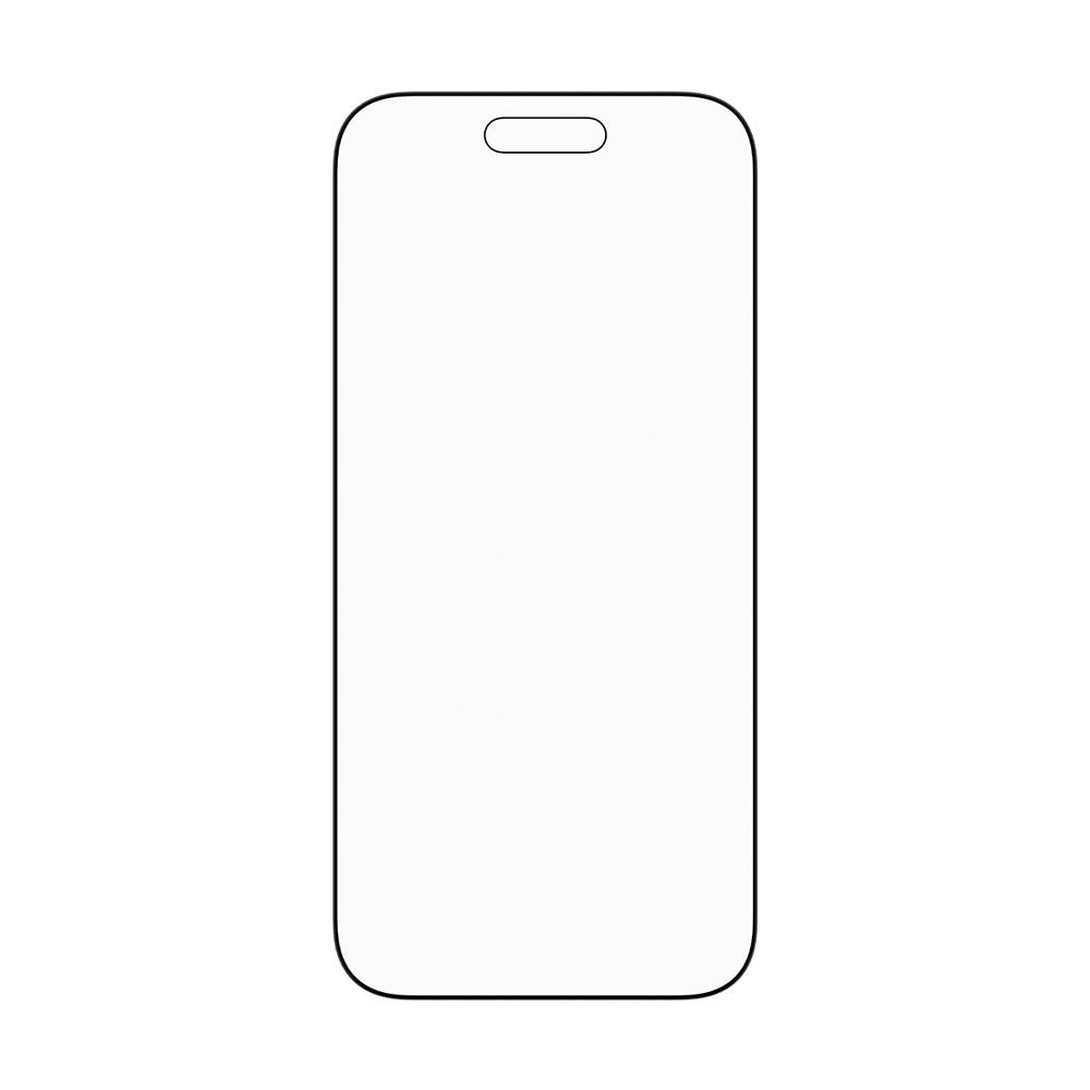 PanzerGlass iPhone Air Stealth Skjermbeskyttelse - Ultra-Wide Fit - Gjennomsiktig / Svart Kant