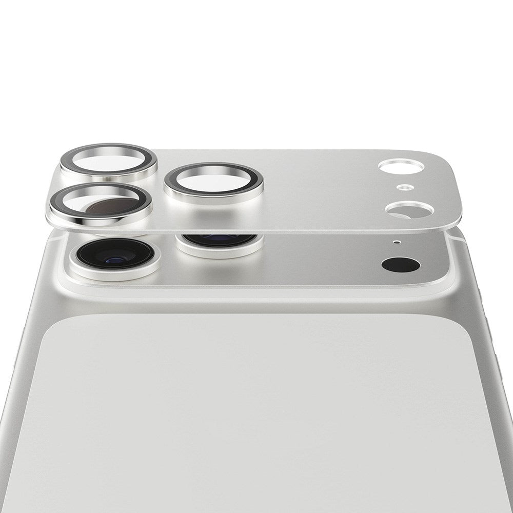 iPhone 17 Pro PanzerGlass FENDER Kameralinsebeskyttelse - Silver