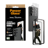 Samsung Galaxy S26 Ultra PanzerGlass Hoops 2-in-1 Bundle med EasyAligner / Skjermbeskyttelse (UWF) / Hoops Kamerabeskyttelse - Gjennomsiktig