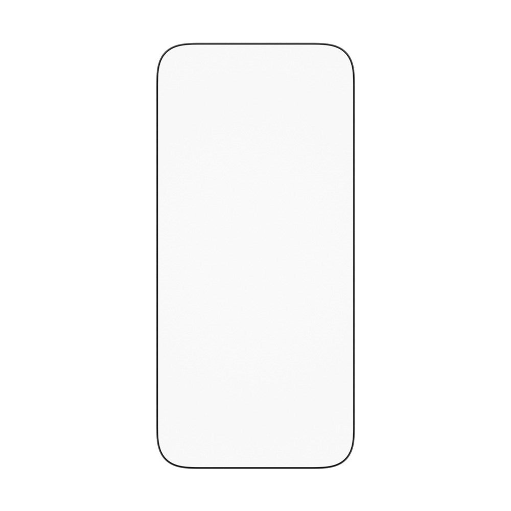 PanzerGlass iPhone 17 Pro Max Stealth Skjermbeskyttelse - Ultra-Wide Fit - Gjennomsiktig / Svart Kant