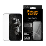 PanzerGlass iPhone 17 Pro Ceramic Skjermbeskyttelse med EasyAligner - Ultra Wide Fit - Gjennomsiktig