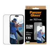 PanzerGlass iPhone 17 Pro Max Skjermbeskytterglass med EasyAligner - Ultra Wide Fit - Gjennomsiktig