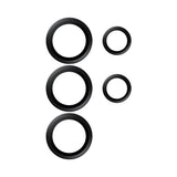 Samsung Galaxy S26 Ultra PanzerGlass Hoops - Kamerabeskyttelse - Gjennomsiktig / Svart