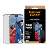 PanzerGlass iPhone Air 2-Way Privacy Skjermbeskyttelse - Ultra-Wide Fit - Gjennomsiktig