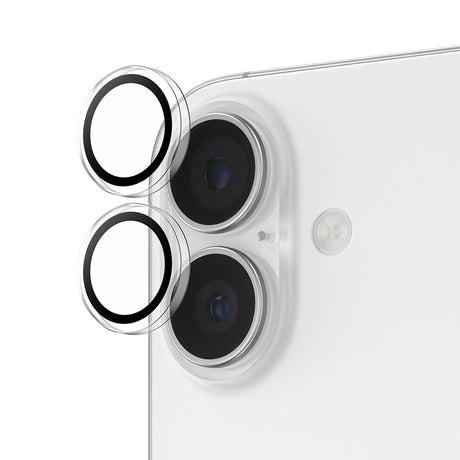 PanzerGlass iPhone 17 / 16 / 16 Plus Hoops Kameralinsebeskyttelse med Installasjonsramme - Gjennomsiktig