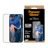PanzerGlass iPhone Air Skjermbeskytterglass med EasyAligner - Ultra Wide Fit - Gjennomsiktig