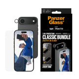 PanzerGlass iPhone Air 2-in-1 Classic Bundle - Skjermbeskytter + Kameralinsebeskytter - Gjennomsiktig
