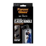 PanzerGlass iPhone Air 2-in-1 Classic Bundle - Skjermbeskytter + Kameralinsebeskytter - Gjennomsiktig