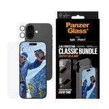 PanzerGlass iPhone 17 2-in-1 Classic Bundle - Skjermbeskytter + Kameralinsebeskytter - Gjennomsiktig