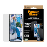 Samsung Galaxy A37 PanzerGlass 2-Way Privacy Skjermbeskyttelse med EasyAligner - Gjennomsiktig