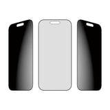 PanzerGlass iPhone 17 / 16 Pro 2-Way Privacy Skjermbeskyttelse - Ultra-Wide Fit - Gjennomsiktig