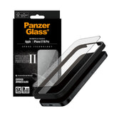PanzerGlass iPhone 17 / 16 Pro Ceramic Skjermbeskyttelse med EasyAligner - Ultra Wide Fit - Gjennomsiktig