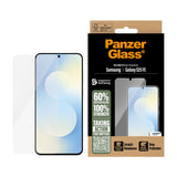 PanzerGlass Samsung Galaxy S25 FE Skjermbeskyttelsesglass m. EasyAligner - Ultra Wide Fit - Gjennomsiktig