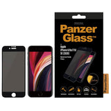iPhone SE (2022 / 2020) / 8 / 7 / 6 / 6s PanzerGlass Case Friendly Skjermbeskytter - Privacy - Svart