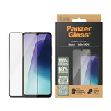 Xiaomi Redmi 14C PanzerGlass Ultra-Wide Fit Skjermbeskytterglass - Gjennomsiktig / Svart Kant