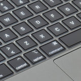Philbert MacBook Pro 14/16" M1/M2/M3 (2021-2023) Keyboard Deksel m. Nordisk Tastatur - Gjennomsiktig & Svart