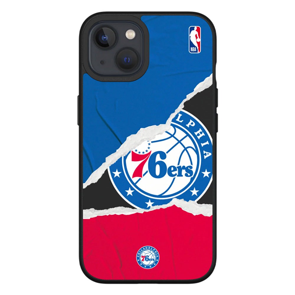 iPhone 13 RhinoShield SolidSuit Håndverker NBA Deksel med Philadelphia 76ers - Sweat and Tears