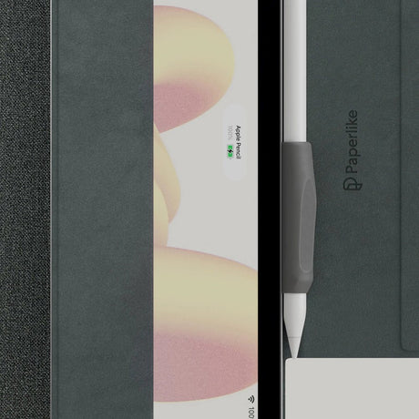 iPad Air (2022 / 2020) / Pro 11 (2022 / 2021 / 2020 / 2018) Paperlike+ Folio Bundle m. Flipcover, Skjermbeskytter & Stylus Pen Greb - Svart / Gjennomsiktig