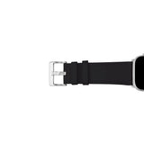 Apple Watch (38/40/SE/41/42mm) Puro E-CLASSIC Kunstskinn Klokkerem - Svart