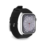 Apple Watch (38/40/SE/41/42mm) Puro E-CLASSIC Kunstskinn Klokkerem - Svart