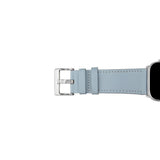 Apple Watch (38/40/SE/41/42mm) Puro E-CLASSIC Kunstskinn Klokkerem - Lyseblå