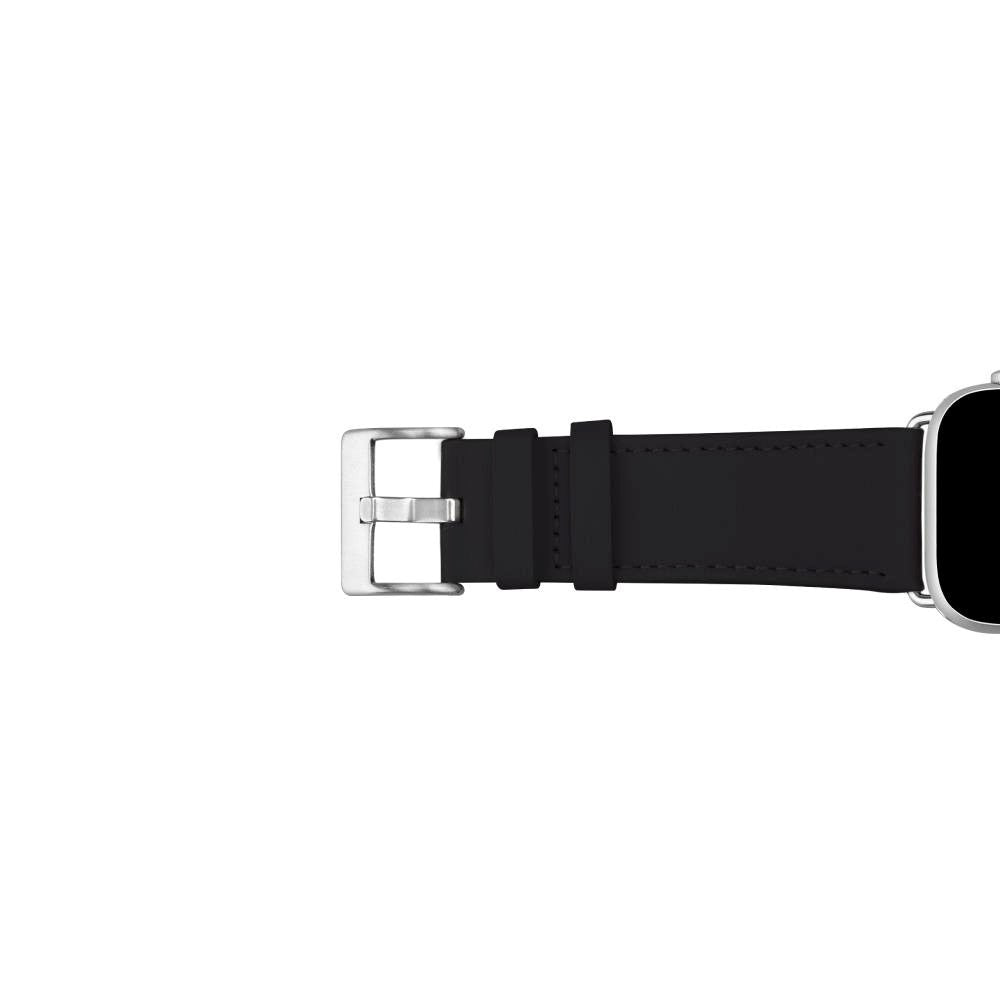 Apple Watch (42/44/SE/45/46/49mm) Puro E-CLASSIC Kunstskinn Klokkerem - Svart