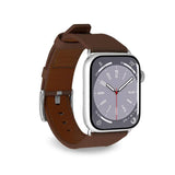 Apple Watch (42/44/SE/45/46/49mm) Puro E-CLASSIC Kunstskinn Klokkerem - Brun