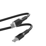 PURO Soft USB-C til Lightning Kabel 1.5m - Svart