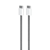 Puro Flettet USB-C Kabel – 1,5m, 60W og 480Mbps Dataoverføring - Grå