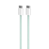 Puro Flettet USB-C Kabel – 1,5m, 60W og 480Mbps Dataoverføring - Grønn