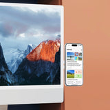 Puro Mag Mount Selvklebende Mobilholder for Datamaskin - MagSafe Kompatibel - Sølv