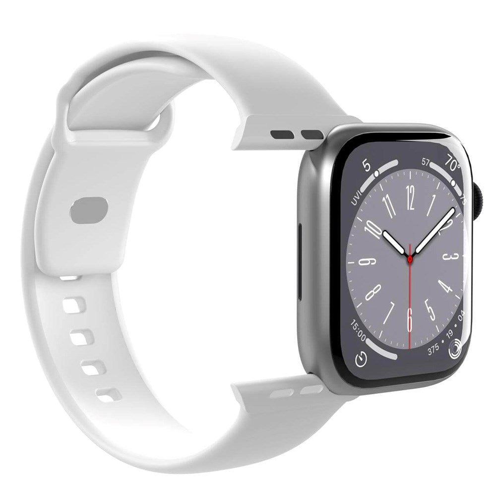 Apple Watch (38/40/SE/41/42mm) Puro ICON Silikon Klokkerem - Grønn