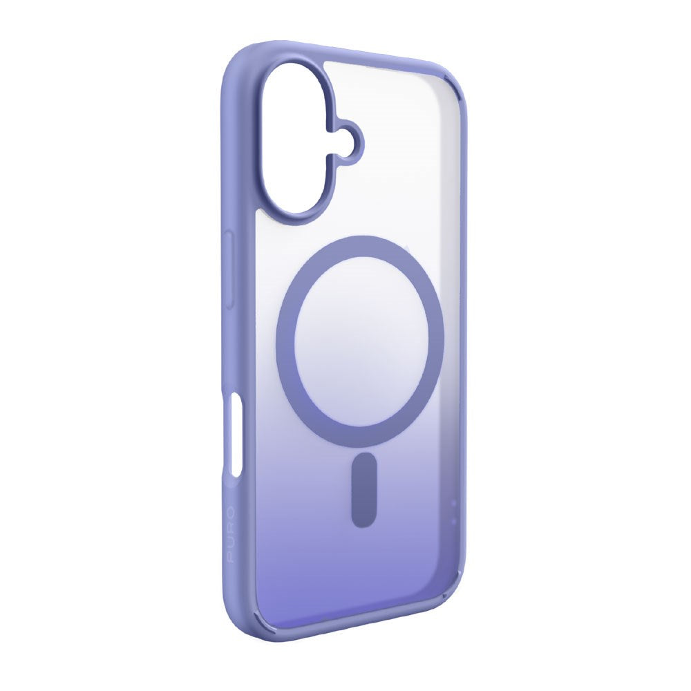 iPhone 17 PURO GRADIENT Deksel - MagSafe Kompatibel - Gjennomsiktig / Lilla