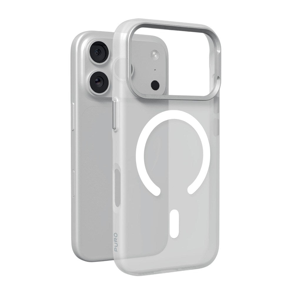 iPhone 18 Pro PURO LIGHTFEEL Deksel - MagSafe Kompatibel - Hvit