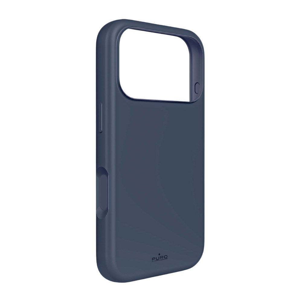 iPhone 18 Pro Max PURO ICON MAG Silikon Deksel - MagSafe Kompatibel - Blå