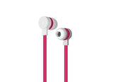 Puro Sport Stereo Earphone - Pink/White