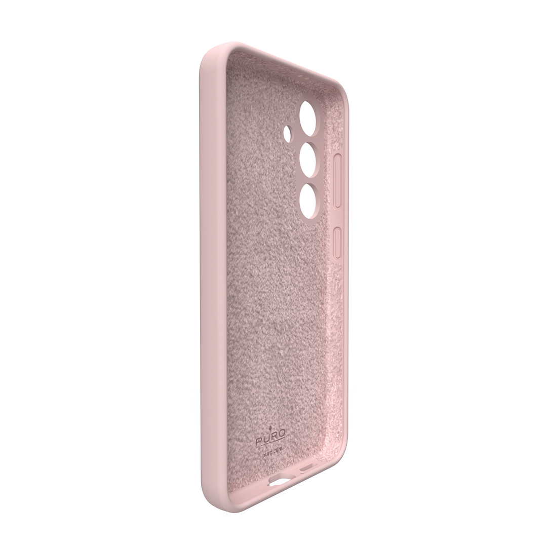 Puro Silikon Deksel "ICON" for Samsung Galaxy S24 - Pink