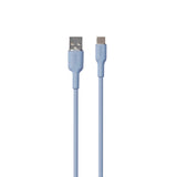 PURO Soft USB-A til USB-C Kabel 1.5m - Blå