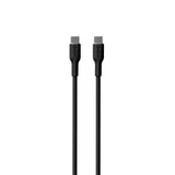 PURO Soft USB-C til USB-C Kabel 1.5m - Svart