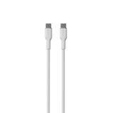 PURO Soft USB-C til USB-C Kabel 1.5m - Hvit