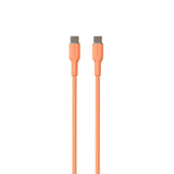 PURO Soft USB-C til USB-C Kabel 1.5m - Oransje